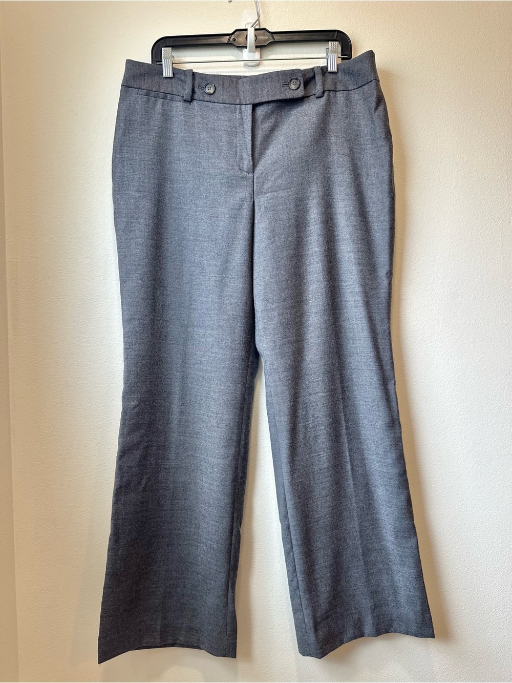 Ann Taylor Petites Signature Fit 14P Gray Dress Pants NWT Deadstock Trousers